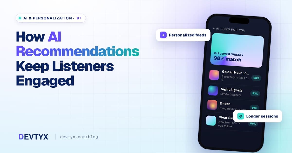How AI Recommendations Keep Listeners Engaged
