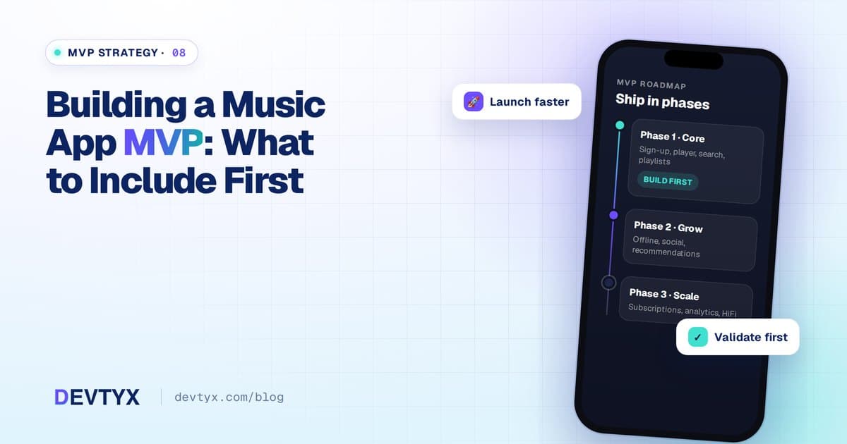 Building a Music App MVP: What to Include First