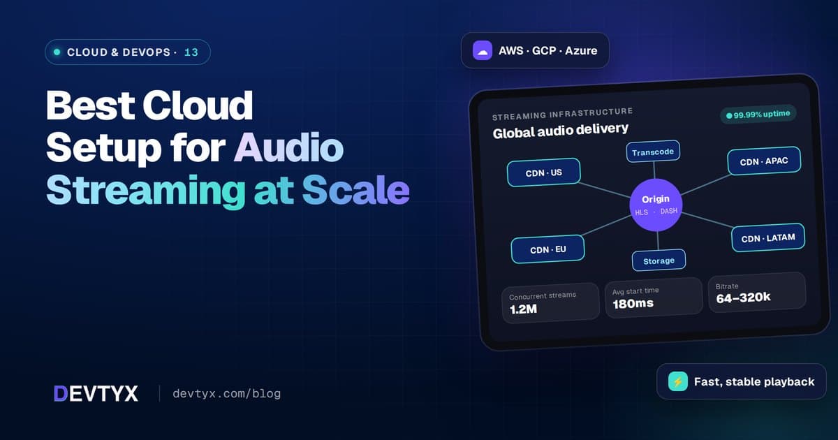 Best Cloud Setup for Audio Streaming at Scale