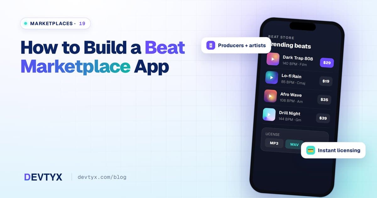 How to Build a Beat Marketplace App