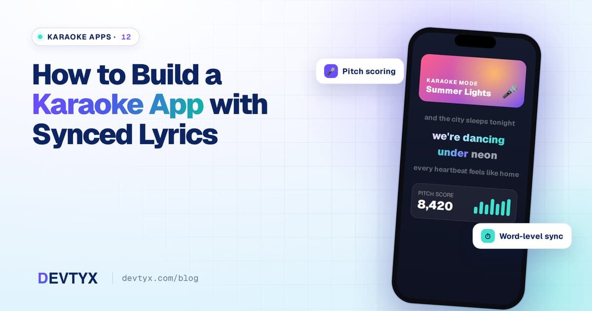 How to Build a Karaoke App with Synced Lyrics