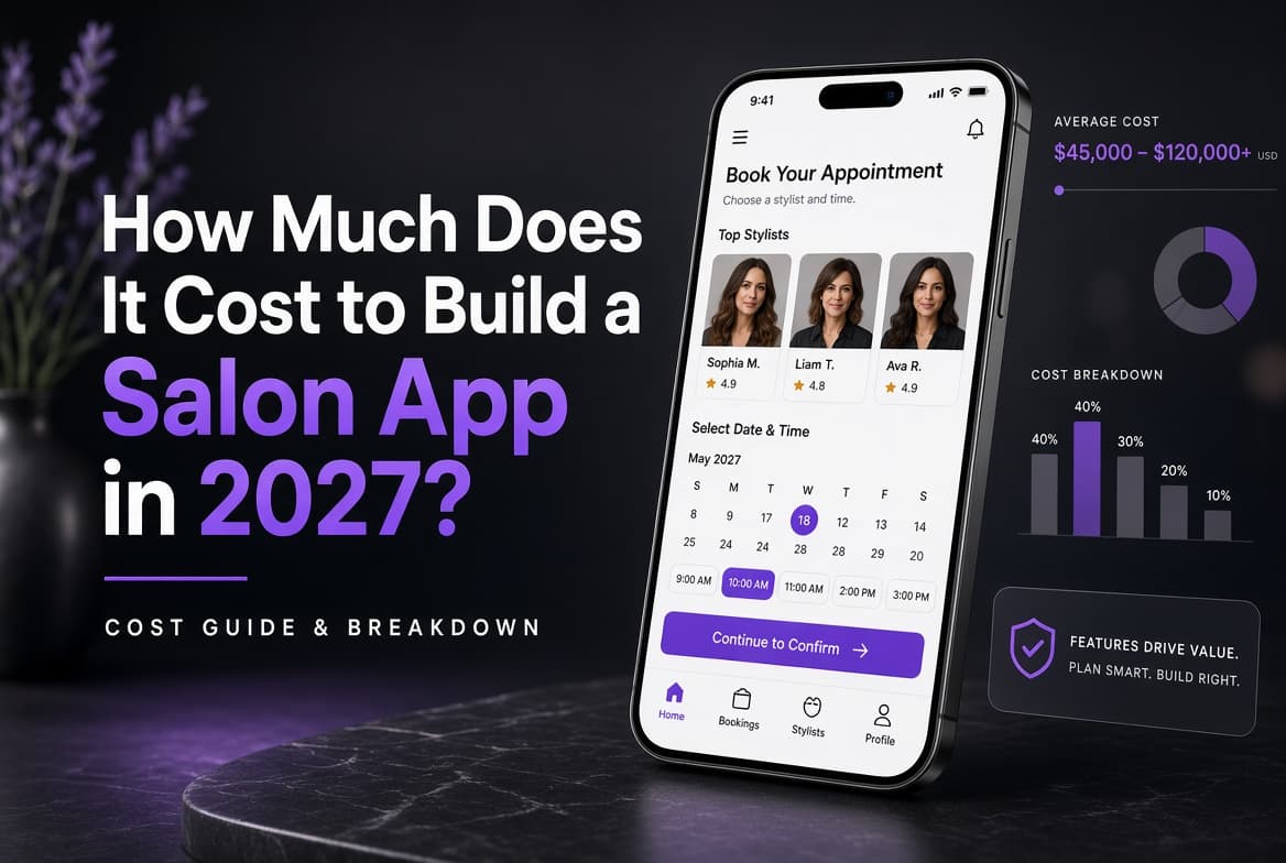 How Much Does It Cost to Build a Salon App in 2027? (Full Breakdown)